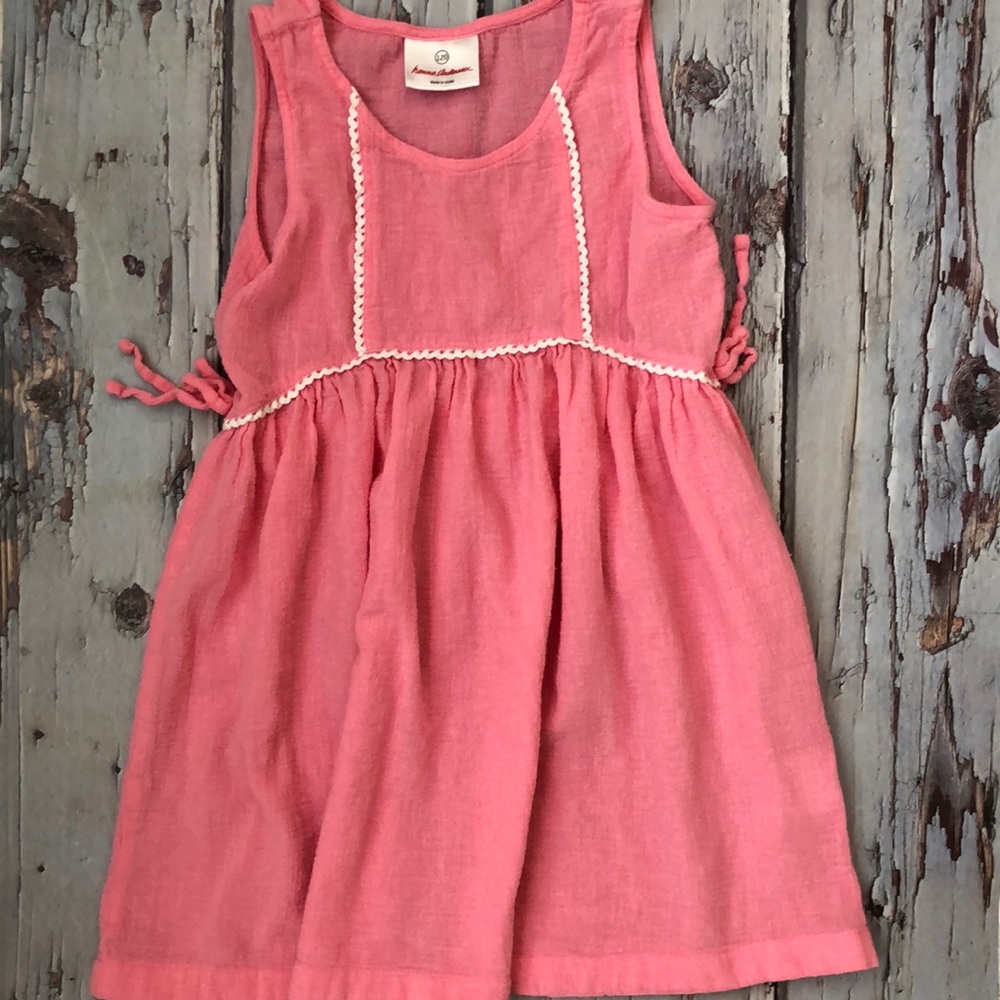 Hanna Andersson Pink Dress 120 (Size 6-7)